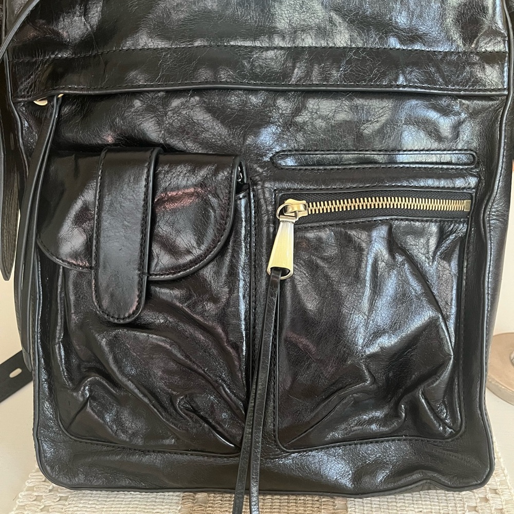 HOBO Black Leather Crossbody Bag - Picture 2 of 5